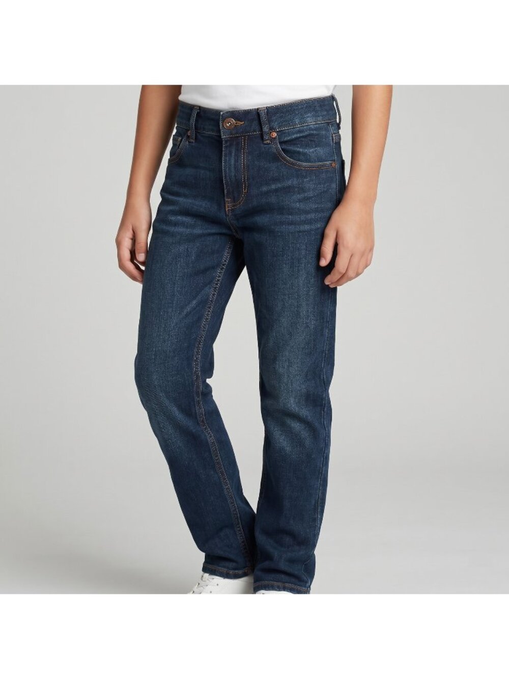 Tommy Hilfiger Boy's Straight Leg Dark Blue Denim Jeans Pants in size 12